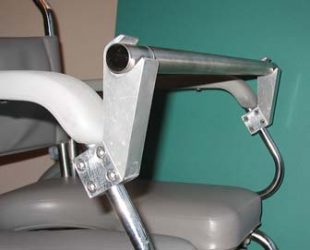 Shower chair handle grip