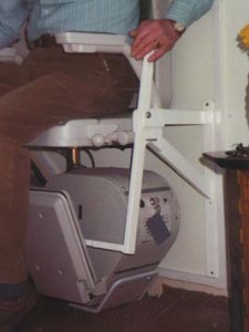 Stairlift lever