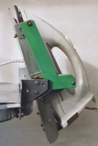Tilting cradle for steam iron