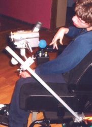 Wheelchair video mounting