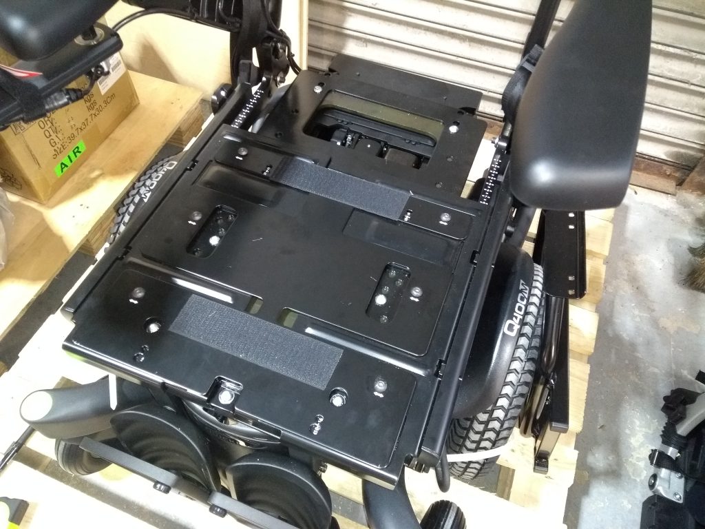 Wheelchair seat adapter plate - REMAP - Custom made equipment for ...