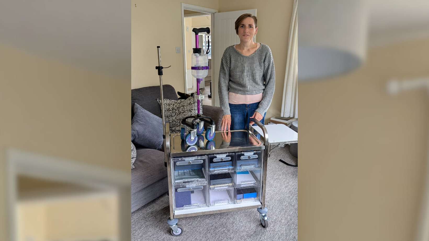 Hollie’s Custom Medical Trolley